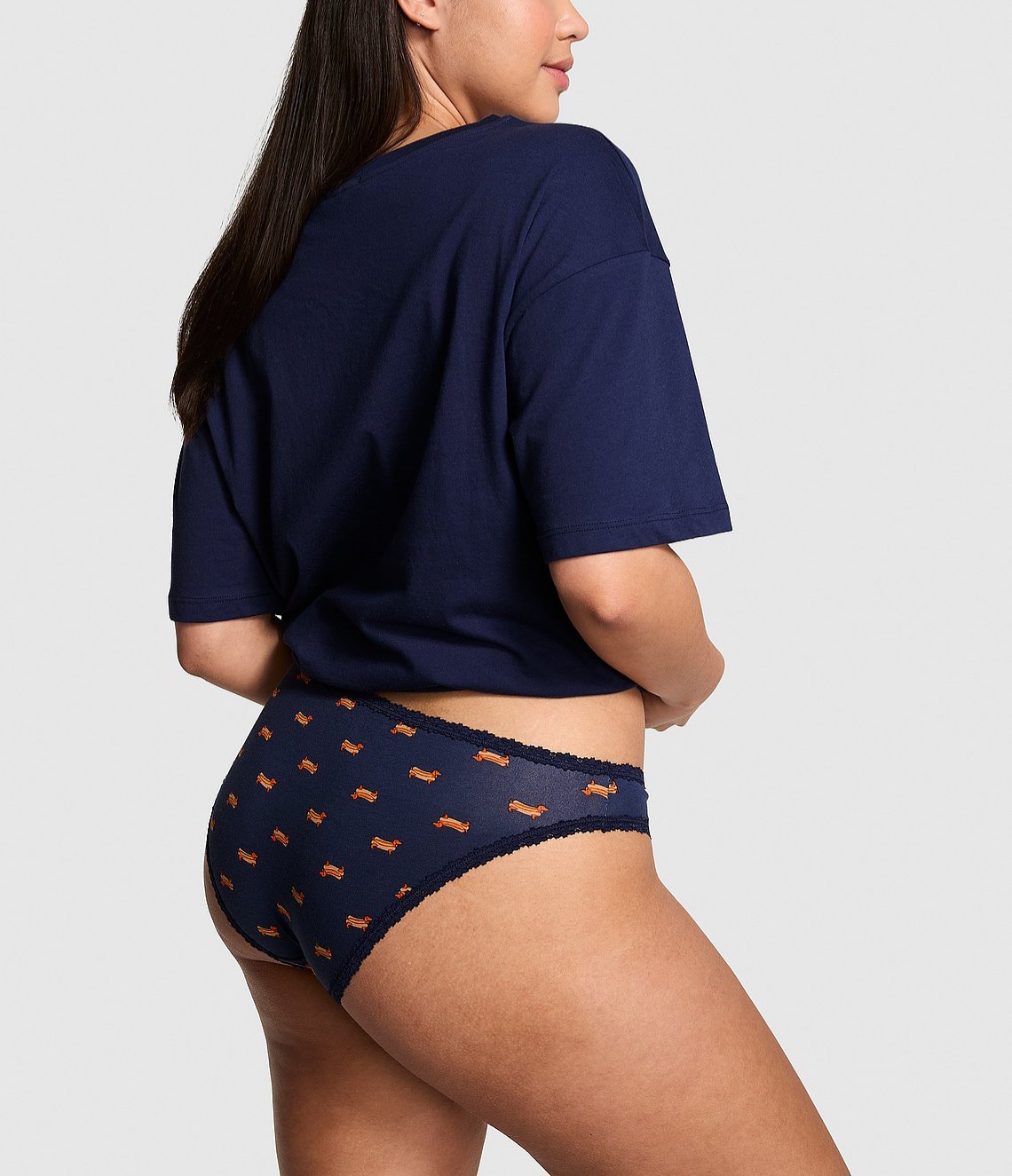 Набір трусики + футболка Pink Cotton Short-Sleeve Tee & Panty Set - Зображення 2