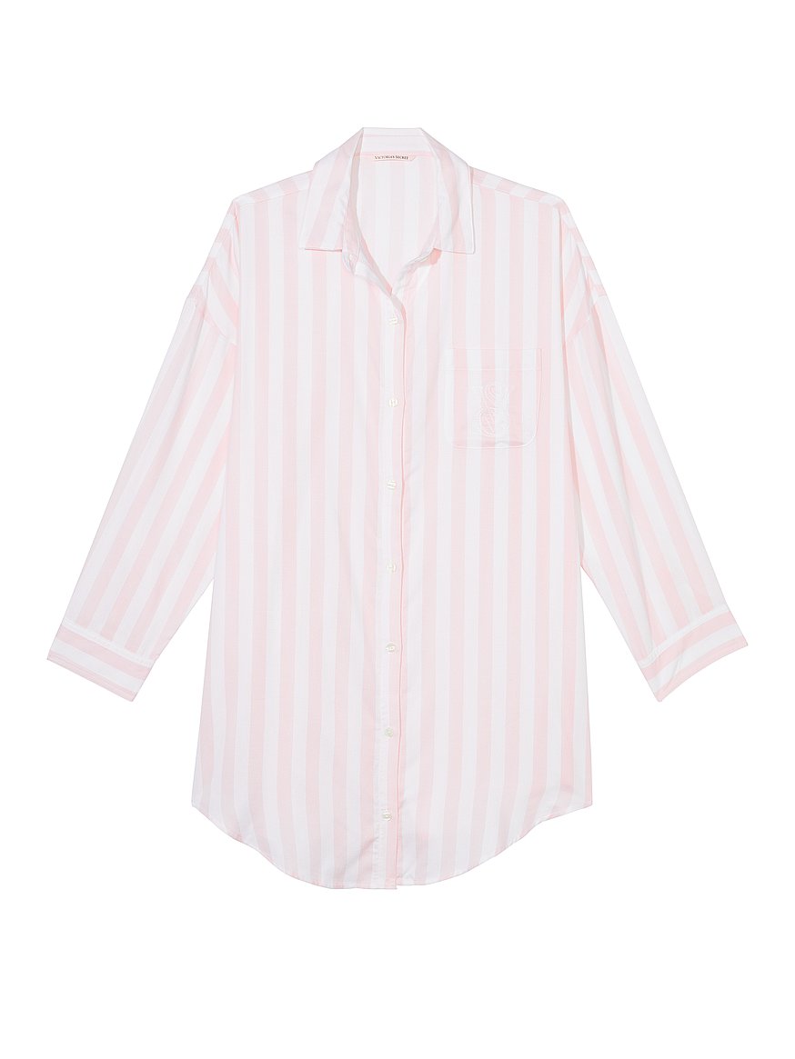 Нічна сорочка Victoria's Secret Modal-Cotton Sleepshirt - Зображення 4